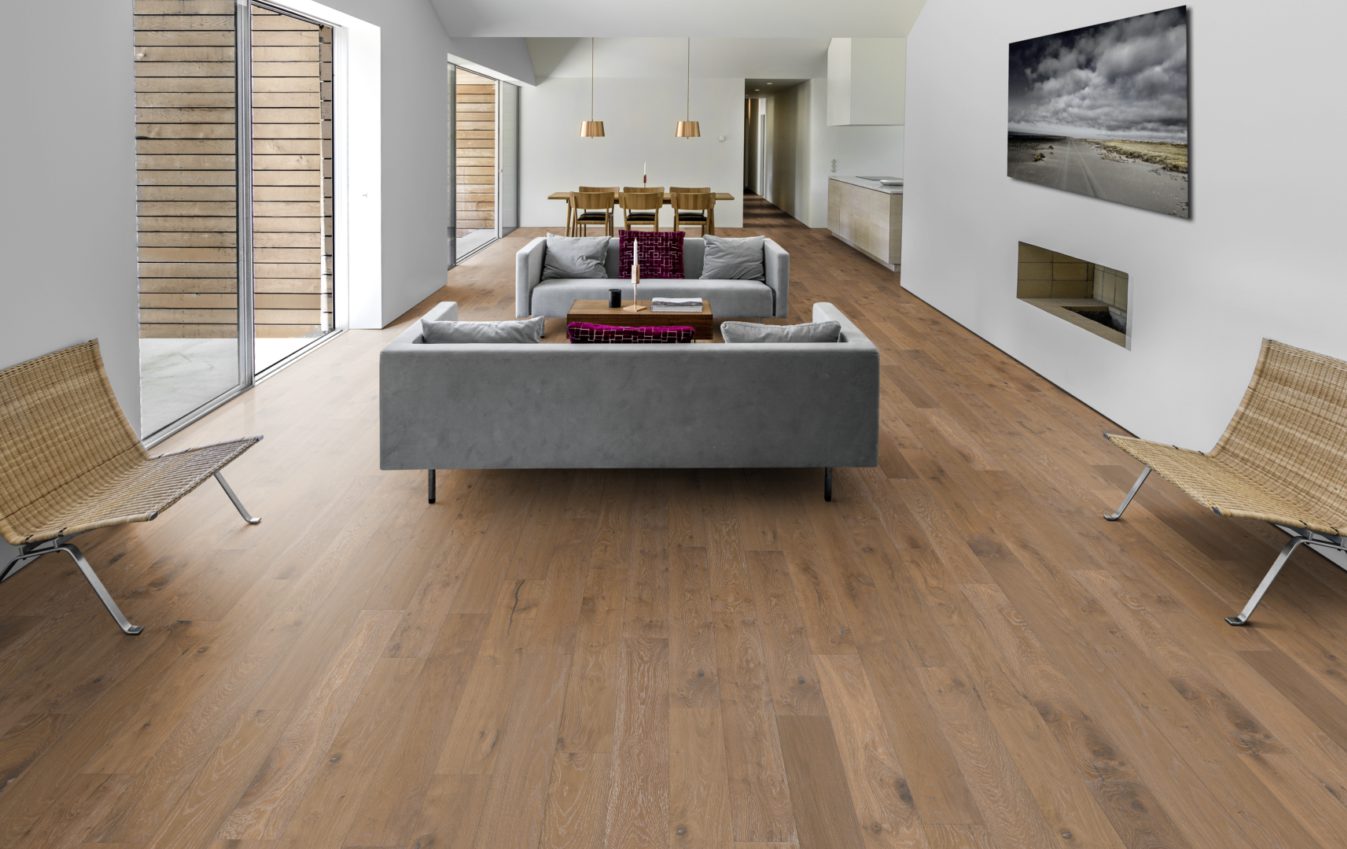 Паркетная доска Kahrs Антик Дуб Фосиль Fossil 1830×125×10